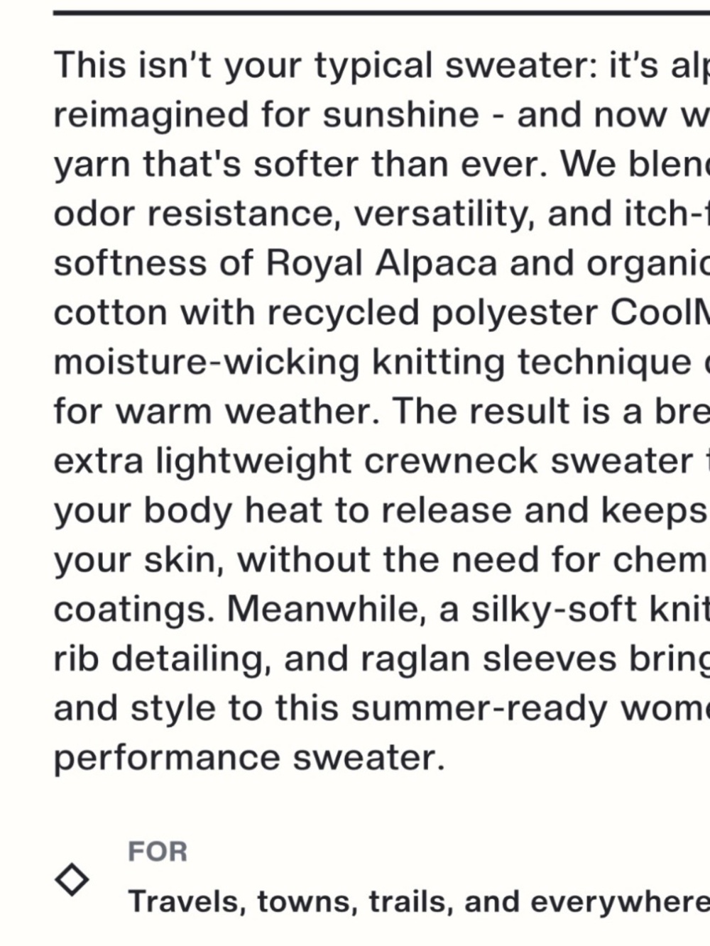 PAKA Women’s Ultralight Crew Small EUC - Picture 13 of 13